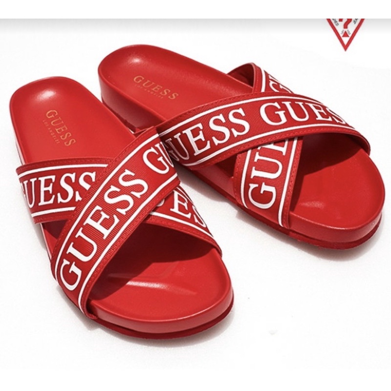 Guess sandals red 2025