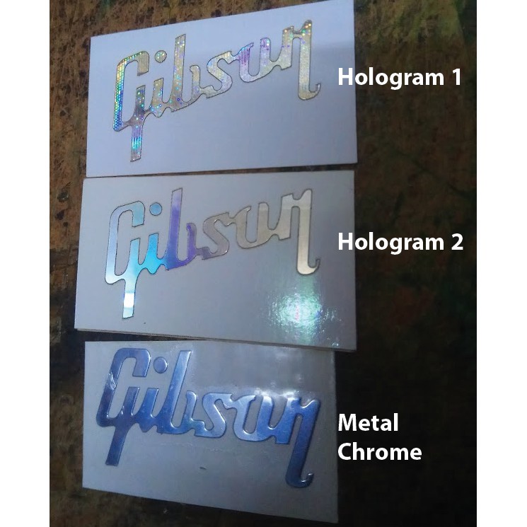 Gibson / Epiphone Hologram Headstock Sticker Shopee Philippines