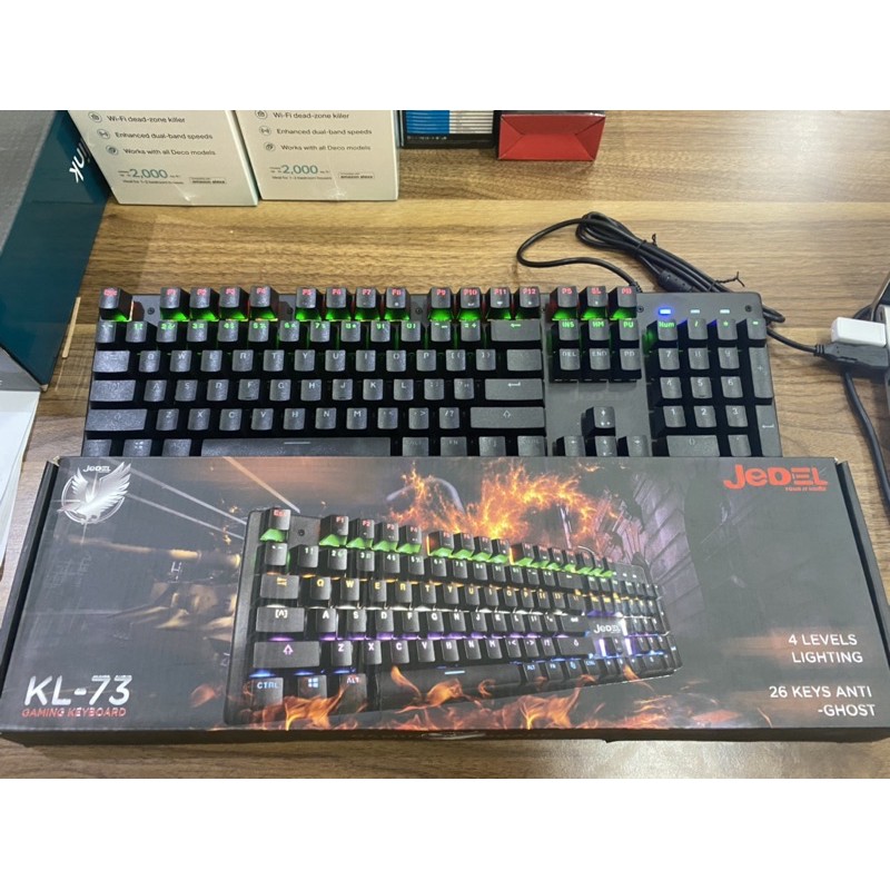 Jedel KL73 Mechanical prorammable RGB Gaming Keyboard Shopee Philippines