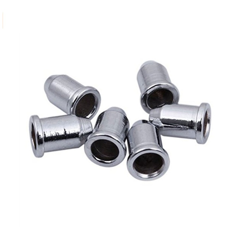 Super 6Pcs Guitar Mounting Buckle Through Body Ferrules Bushing String ...