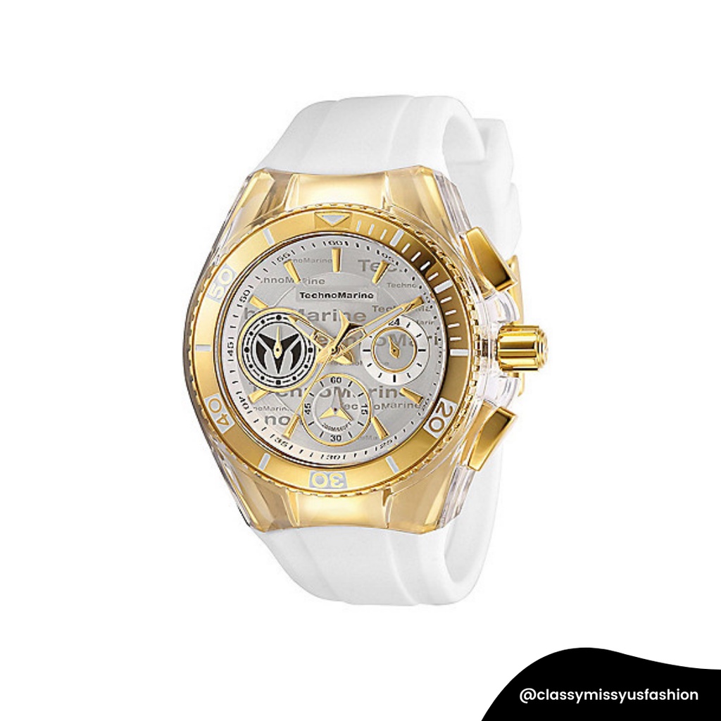 TechnoMarine Women s Cruise Quartz Diver Chronograph White