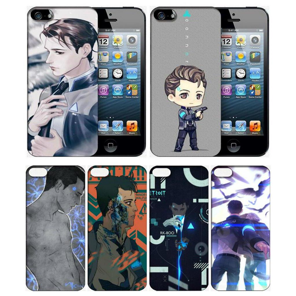 Detroit Become Human Connor Cellphone Phone Case Cover Mobile Shell for iPhone Samsung 56789S X Plus