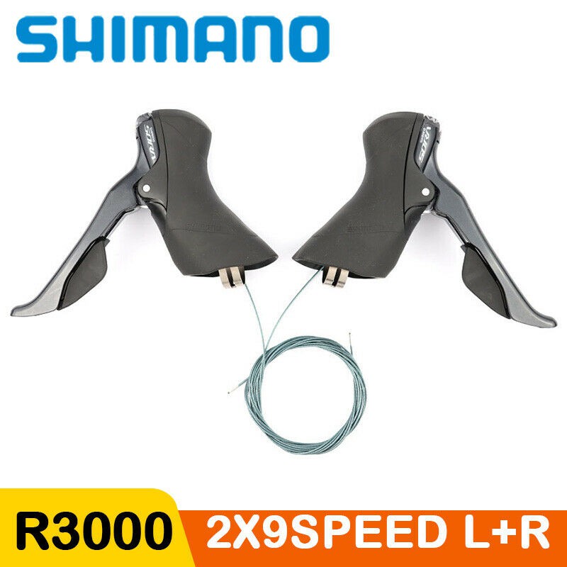 Shimano Sora ST-R3000 Road Bike 2×9 Speed STI Shifter Brake Lever Dual ...