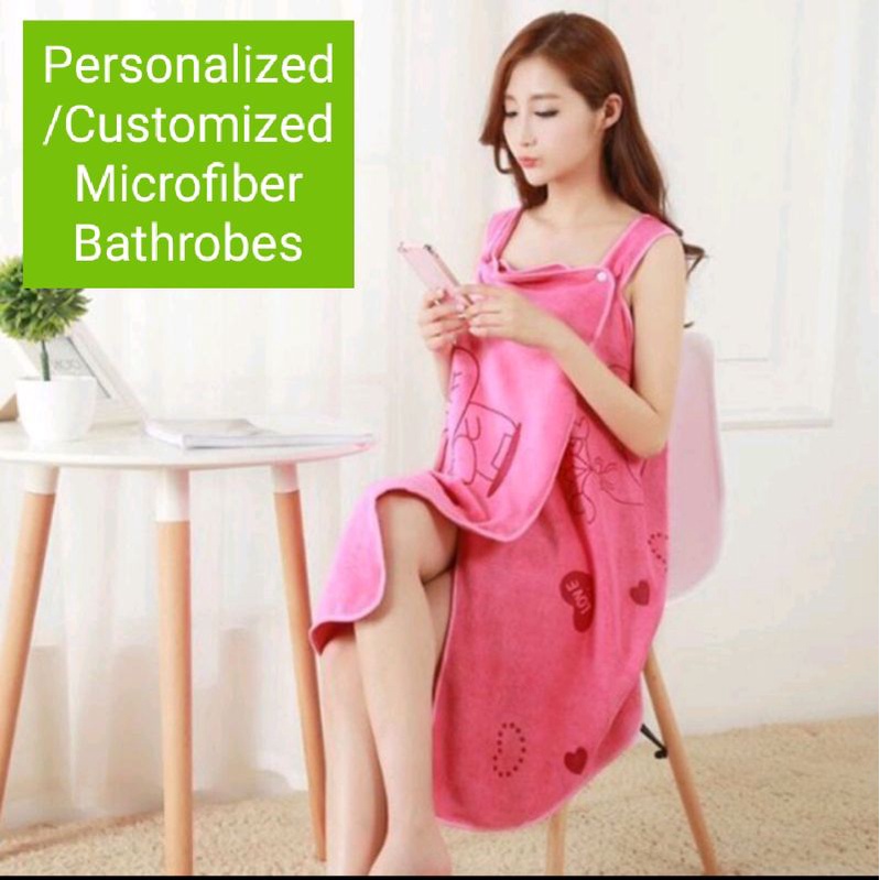 Personalized/Customized Microsoft Towel Bathrobes (Free Embroidered