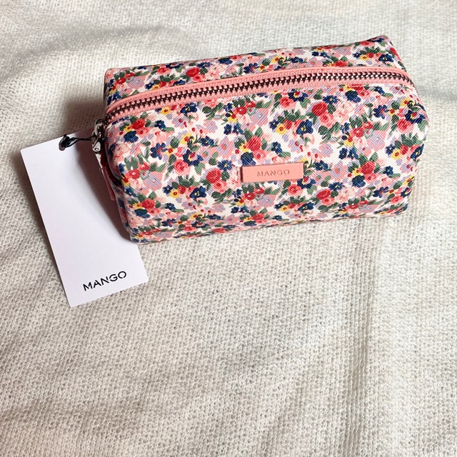 Original Mango Floral Cosmetic Pouch Bag Shopee Philippines