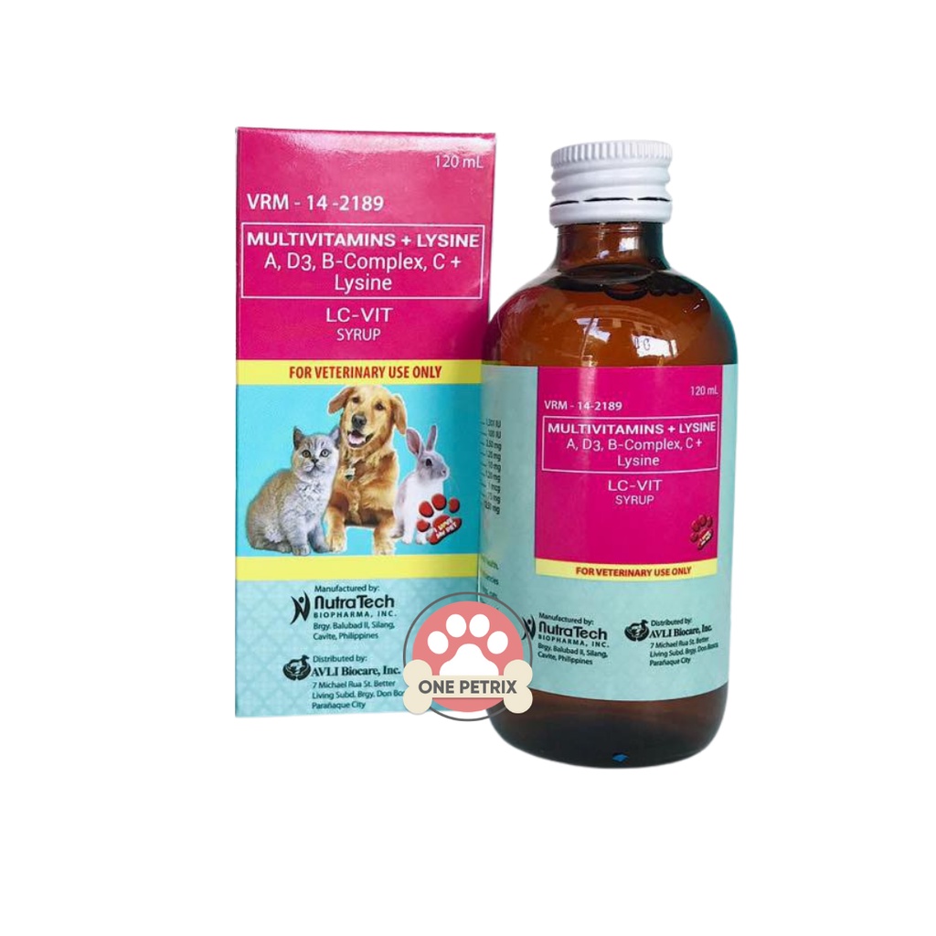 LC-Vit Syrup Multivitamins for Dogs, Cats and Small Pets (Multivitamins ...