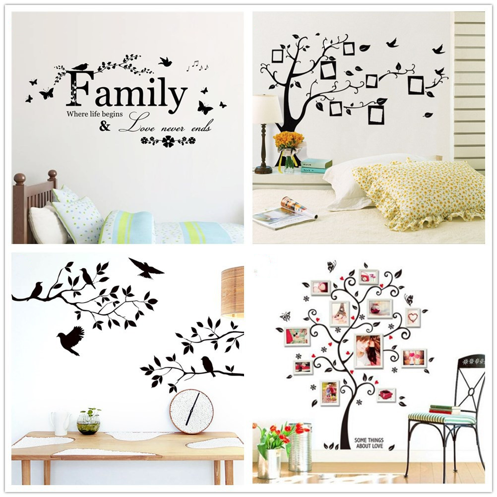 Leaves Tree Removable Wall Sticker Decal Home Decor Vinyl Mural Art