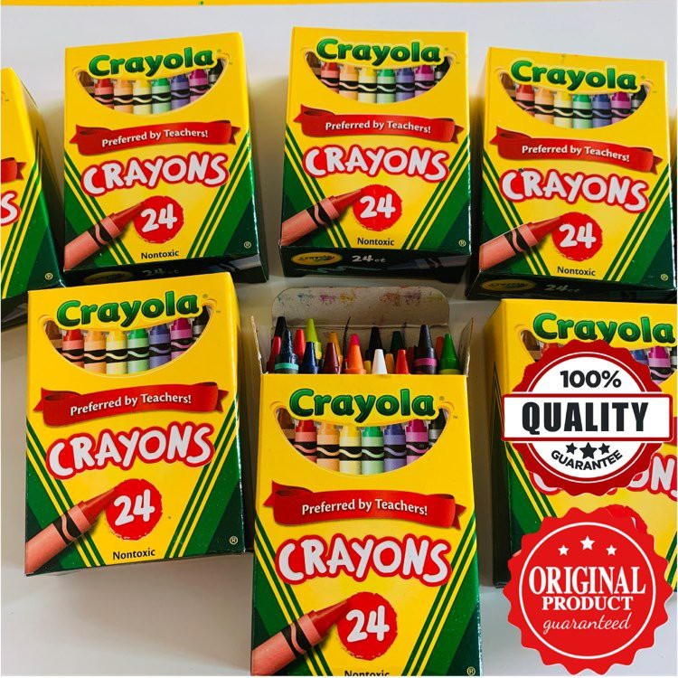 CRAYOLA Crayons 24 Colors | Shopee Philippines