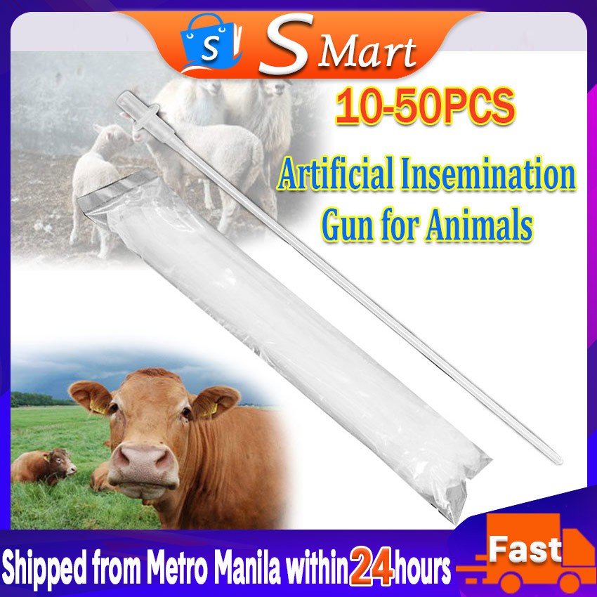 10Pcs/Set Insemination Pipe Artificial Insemination Disposable Catheter ...