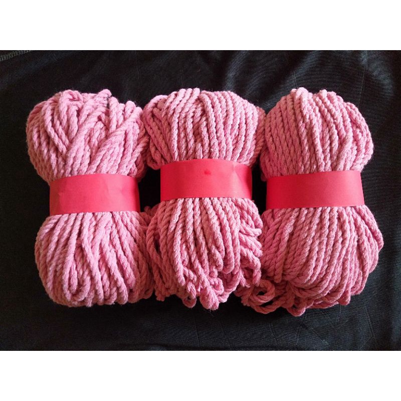 3mm pink cotton macrame rope(111 meters) | Shopee Philippines