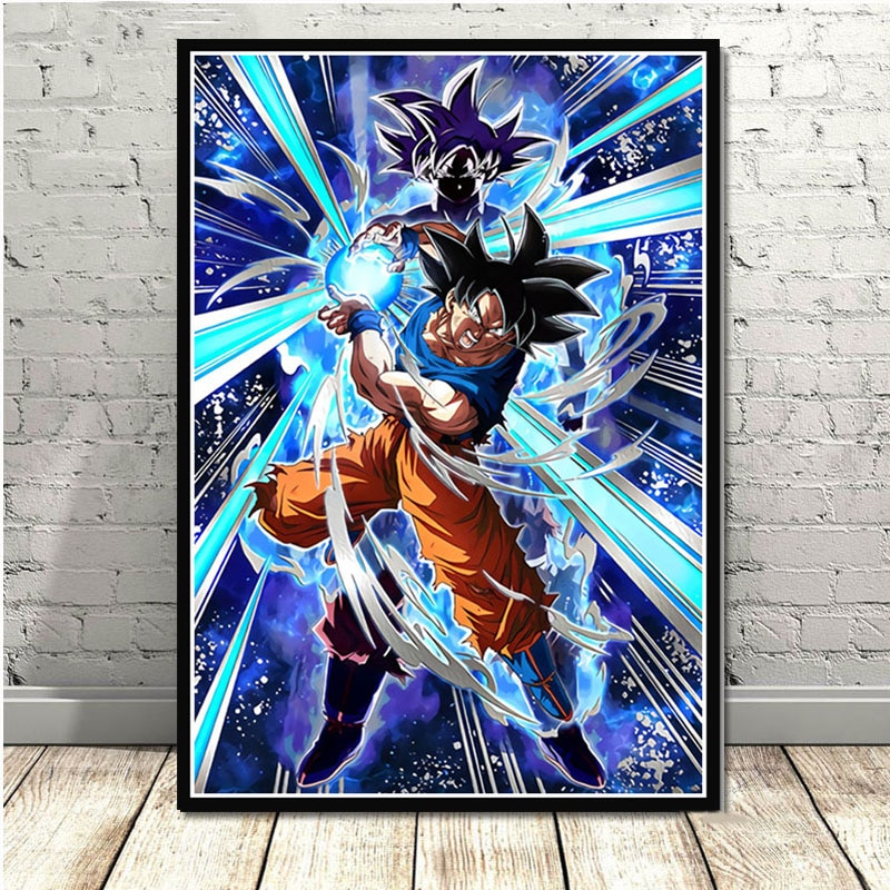 Poster And Prints New Dragon Ball Z Super Goku Ultra Instinct Mastered ...