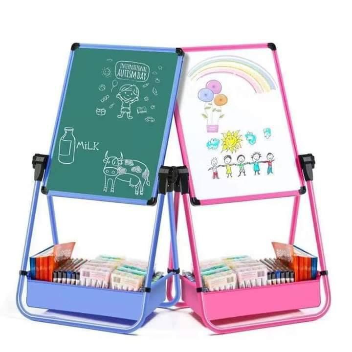 【Philippine cod】 Multipurpose Foldable Whiteboard/Blackboard Easel For