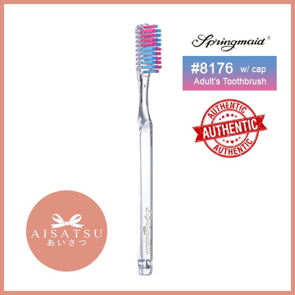 12 pcs/1 box Springmaid Authentic Adult Toothbrush #8176 | Shopee ...