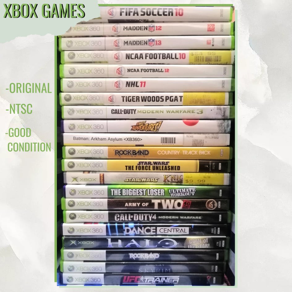 Xbox 360 games deals shopee