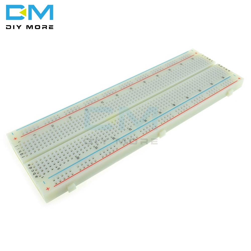 MB102 MB-102 Breadboard 830 Tie Points Holes Universal Solderless PCB ...
