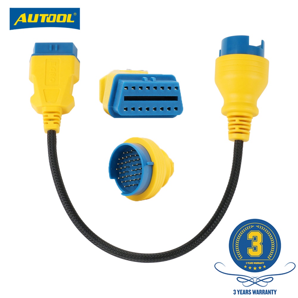 Adaptateur Extension OBD 16 Broches - Pour Outils Diagnostic ELM327, MDIAG, EasyDiag, Golo, Pro...