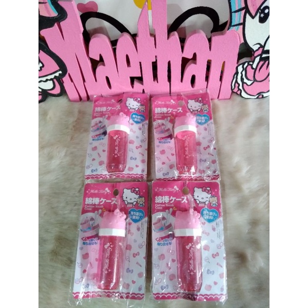 Hello kitty cotton swab case(Authentic) Shopee Philippines