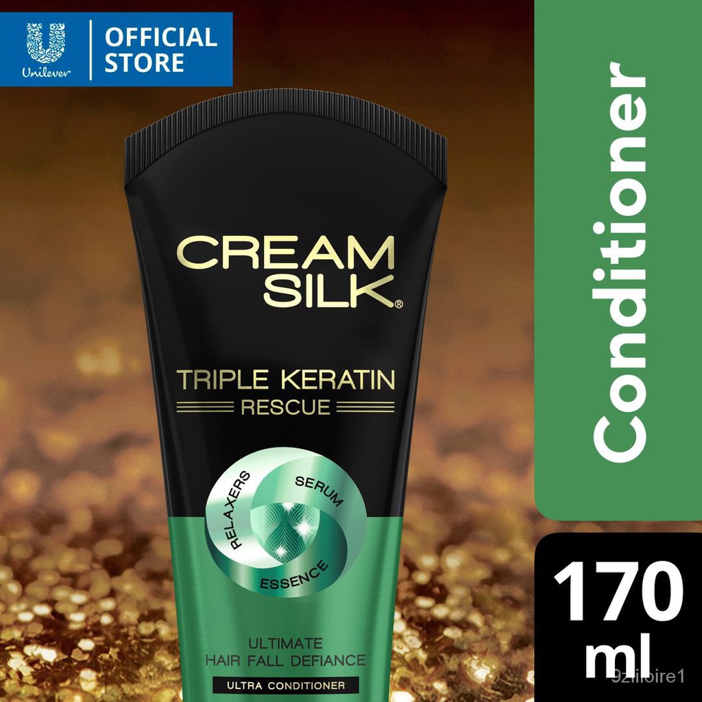 Cream Silk Triple Keratin Rescue Hair Fall Defiance Ultra Conditioner 170mL  1n6l Shopee Philippines