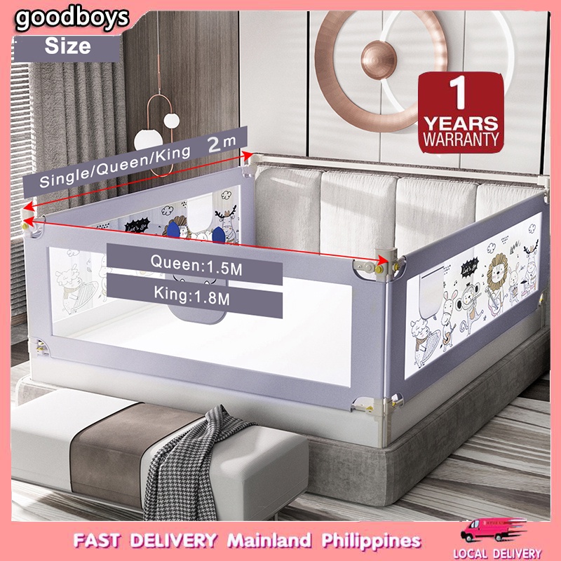 Baby Bed Fence Bed Rail Guard Babies Lifting Kids Safety Bed Rail Anti