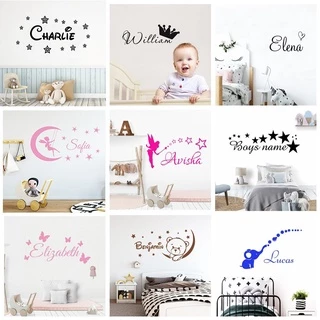Name Wall Decal, Name Sign, Custom Name Sticker, Nursery Decal, Boys Room, Girls Room, Personalized Name, 36 Fonts To Choose From