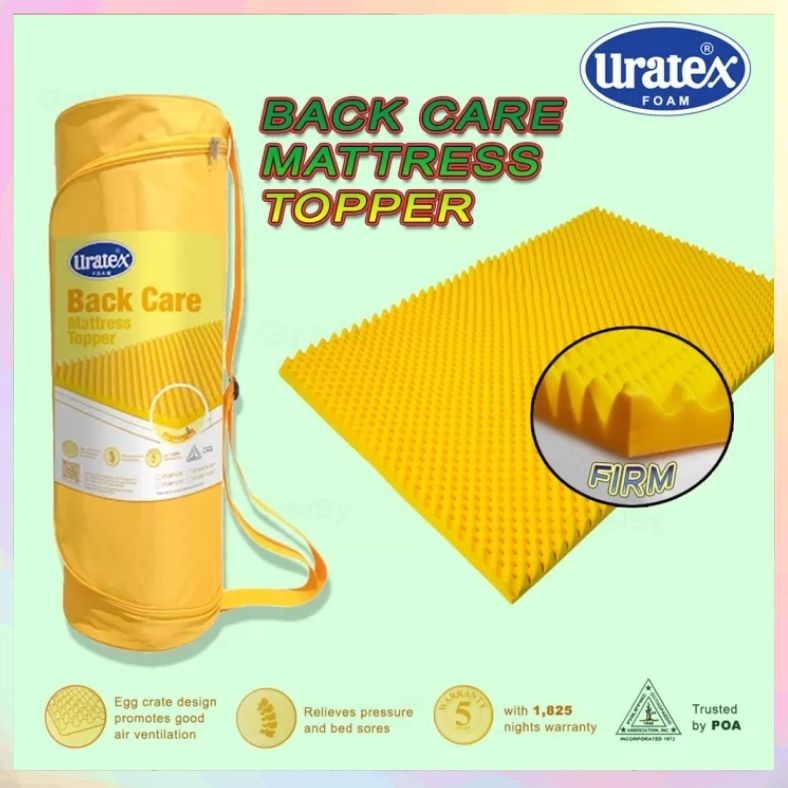 Uratex Bio Air Egg Mattress Anti Bedsore/BACK CARE TOPPER Shopee