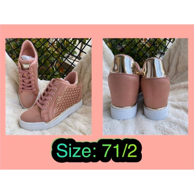 Guess shoes rose gold online