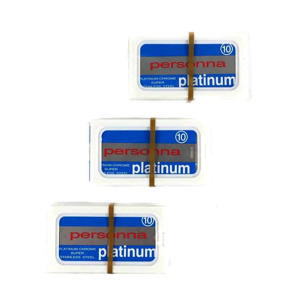 Personna Platinum Double Edge Safety Razor Blades 3 Packs | Shopee ...