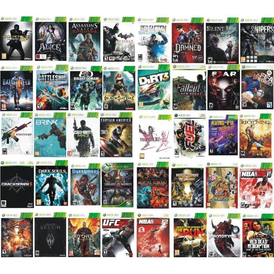 XBOX 360 GAMES 3000 JTAG RGH GAMES