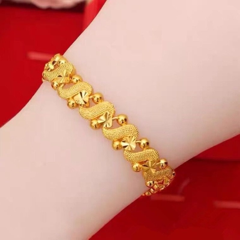 Women Fashion Wedding Flower Heart Jewelry Bracelet Accessories