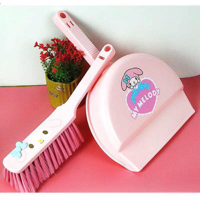 Hello Kitty & My Melody Dustpan and Broom Shopee Philippines
