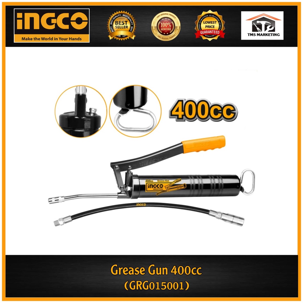 Ingco Grease Gun 400cc (GRG015001) | Shopee Philippines