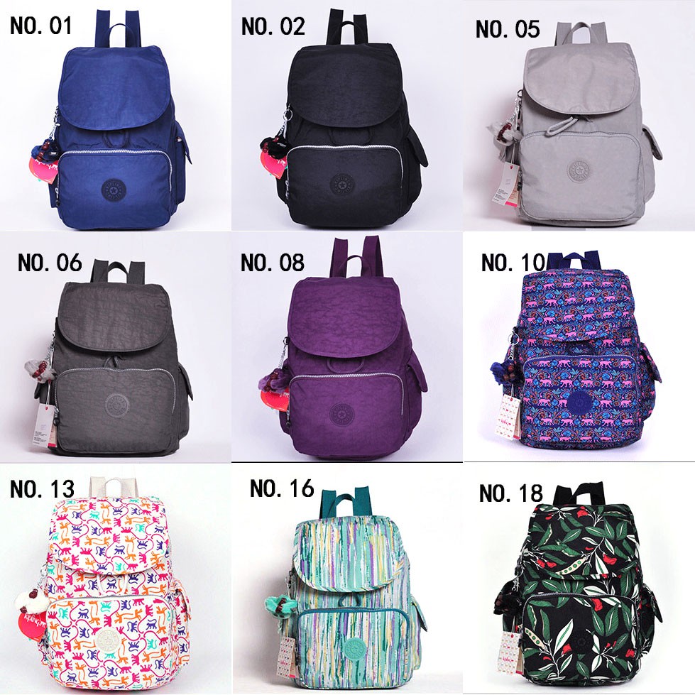 Really Stock KIPLING Backpack Nylon Travel Bag K12147