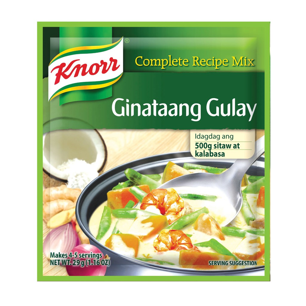 Knorr Complete Recipe Mix Ginataang Gulay 29g Shopee Philippines 5119