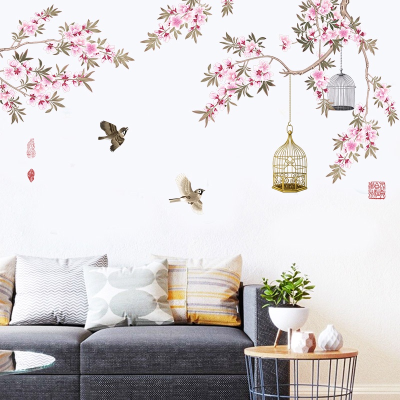 wall sticker adhesive wall decor stickers home decor GS9314-AB | Shopee ...