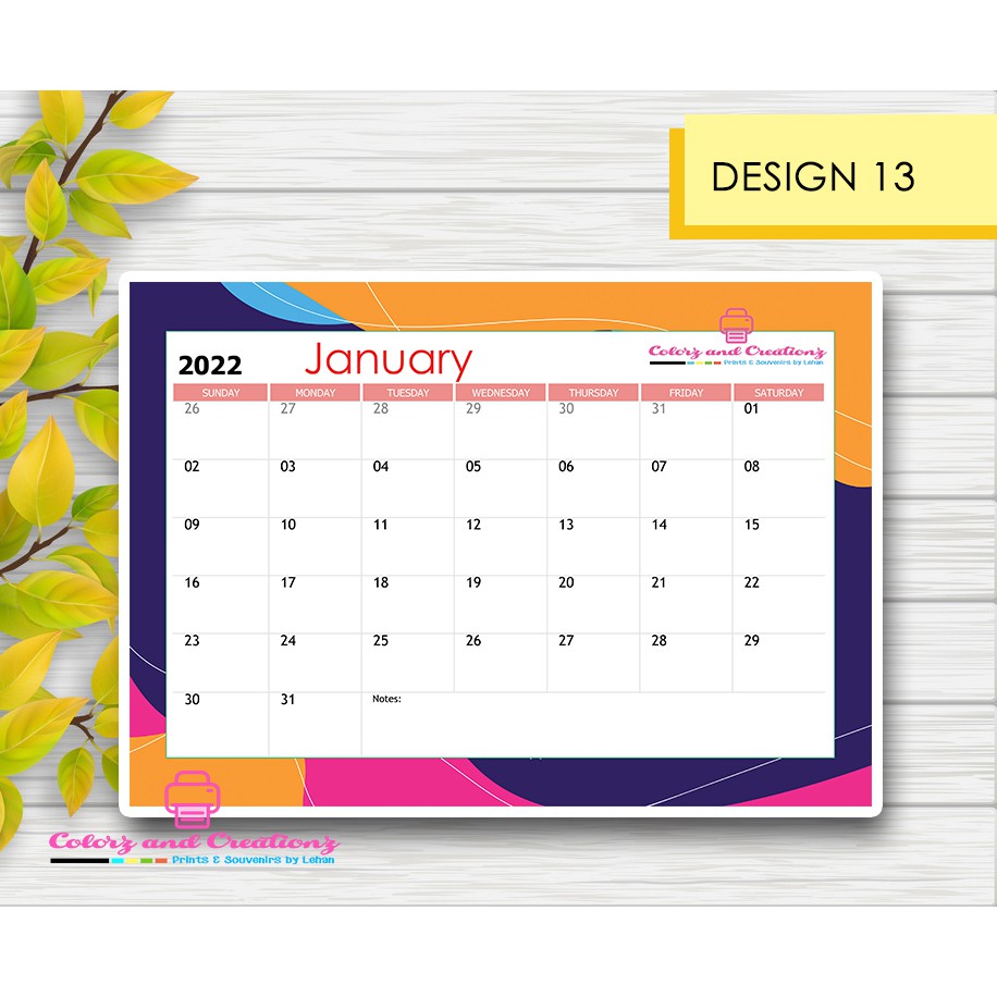 20242025 Personalized Desk Calendar Planner w/ Calendar Jacket Free