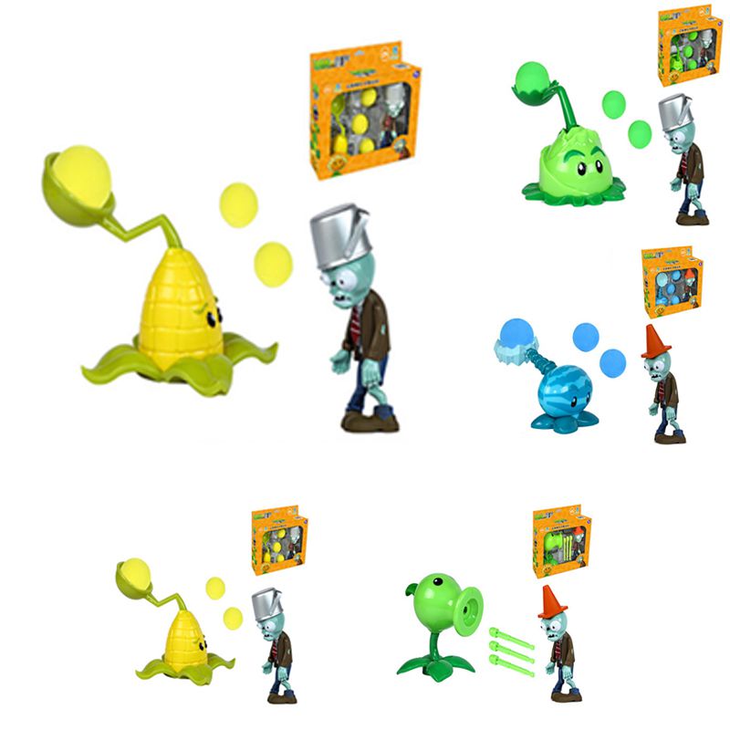 Plants Vs Unique Zombies Toy Set Featuring Colorful Figures For ...