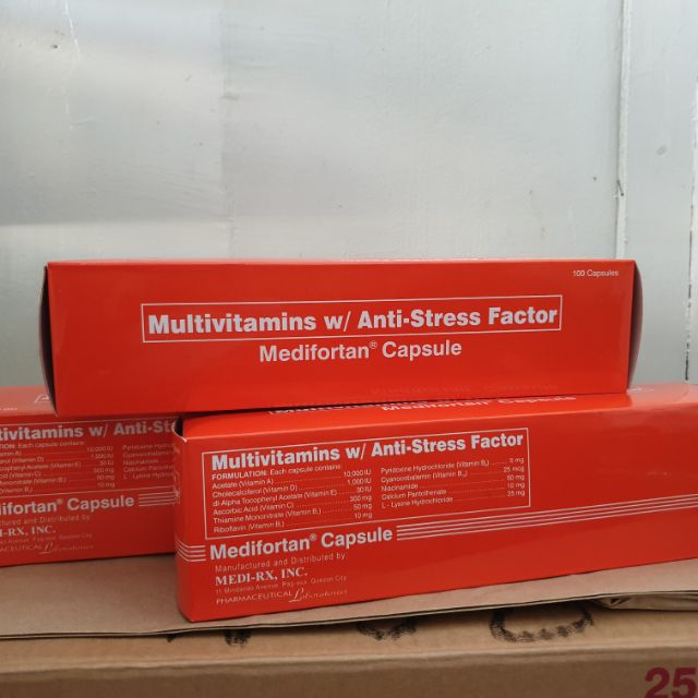 Multivitamins Capsule (Medifortan) 10 capsules Shopee Philippines