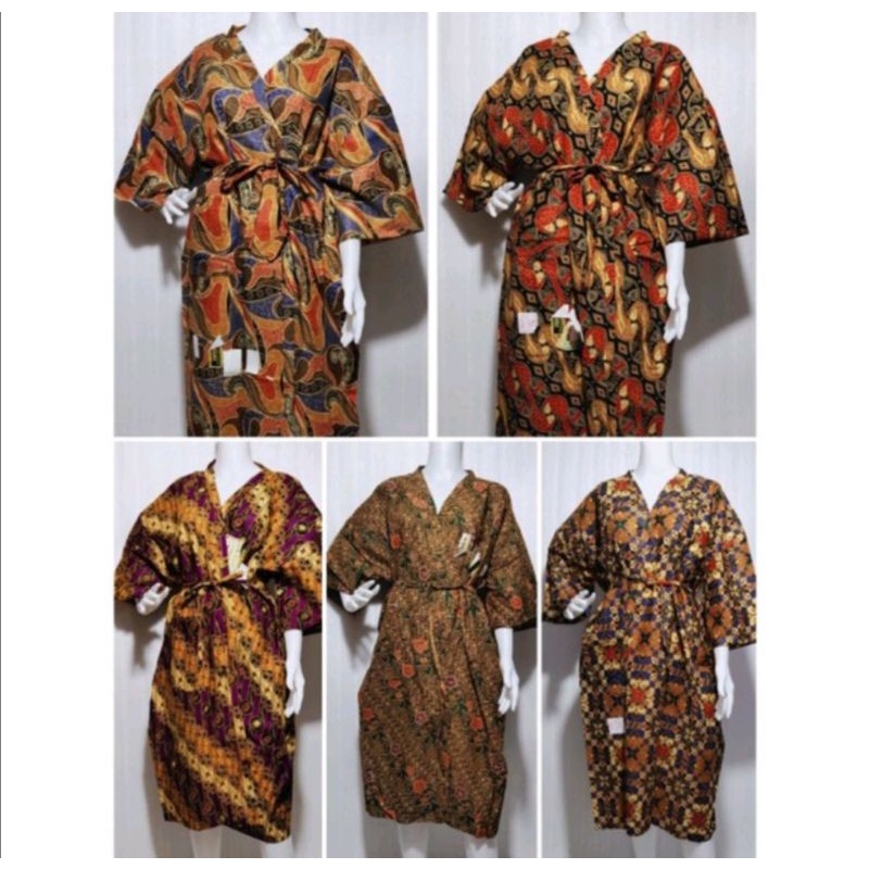 Batik unisex Ratna bathrobe (plus size) Random design | Shopee Philippines