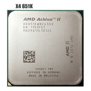 AMD Athlon II X4 631 638 641 651K FM1 quad-core CPU desktop X4 641 2.8G ...