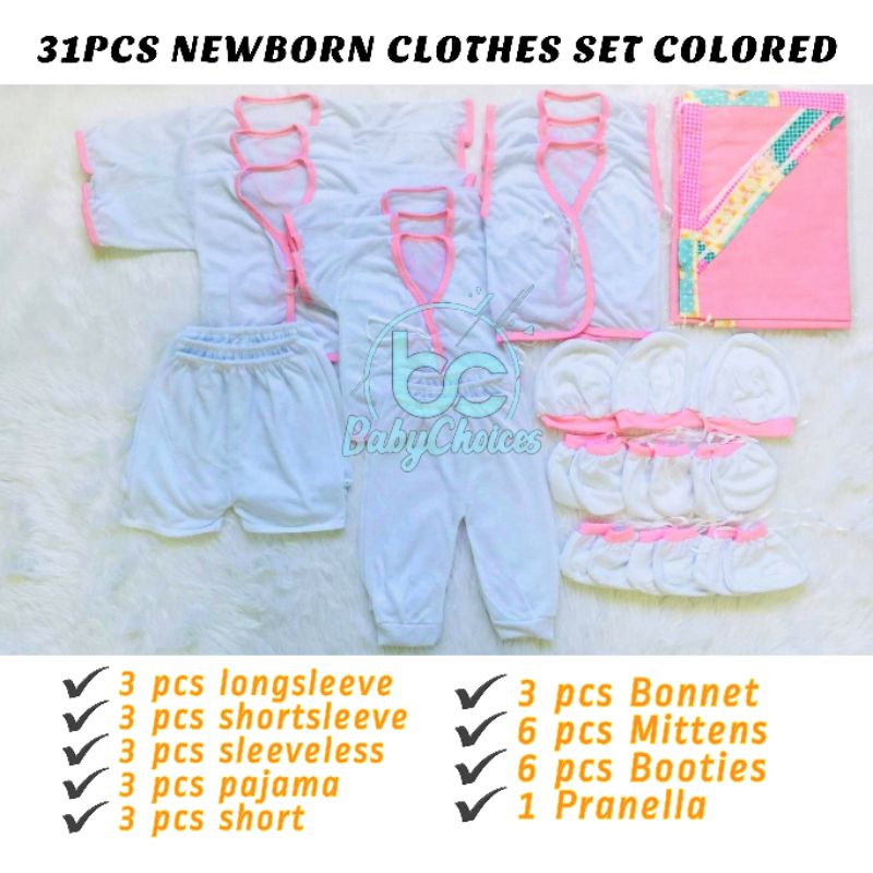 Pcs All White Ordinary Newborn Baruan Bundle Set Shopee Philippines