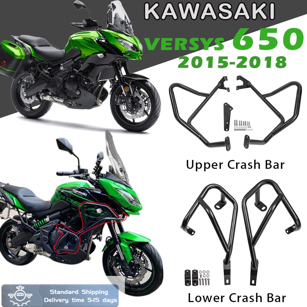 25mm Motorcycle Engine Crash Bars Engine Bumper Protective Guard Block For Kawasaki Versys 650 Bc I.1420166052 - View #3
