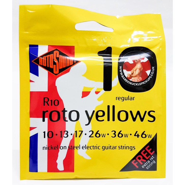 Rotosound Nickel Gauge 10 46 Electric Guitar String Set Shopee Philippines