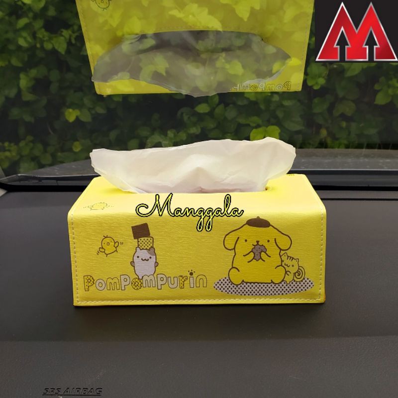 Pompompurin Car Dashboard Tissue Box Tissue Box Holder Shopee Philippines