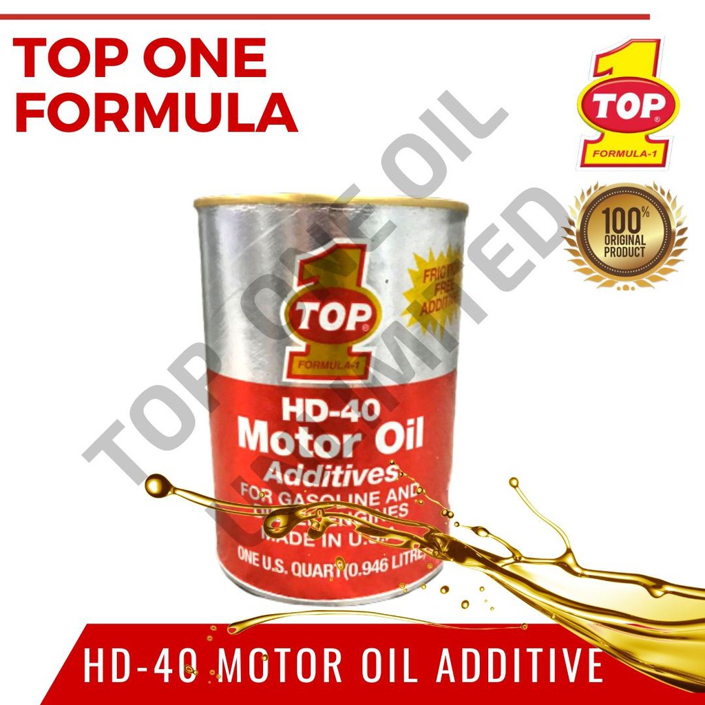 Top One FormulaMotor Oil Additive HD40 for Gasoline and Diesel Engine