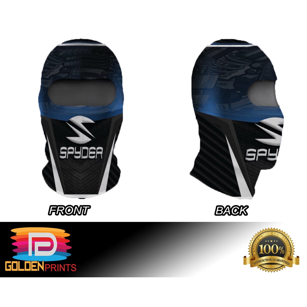 SPYDER FULL MASK FULL SUBLIMATION VERSION 1 Shopee Philippines