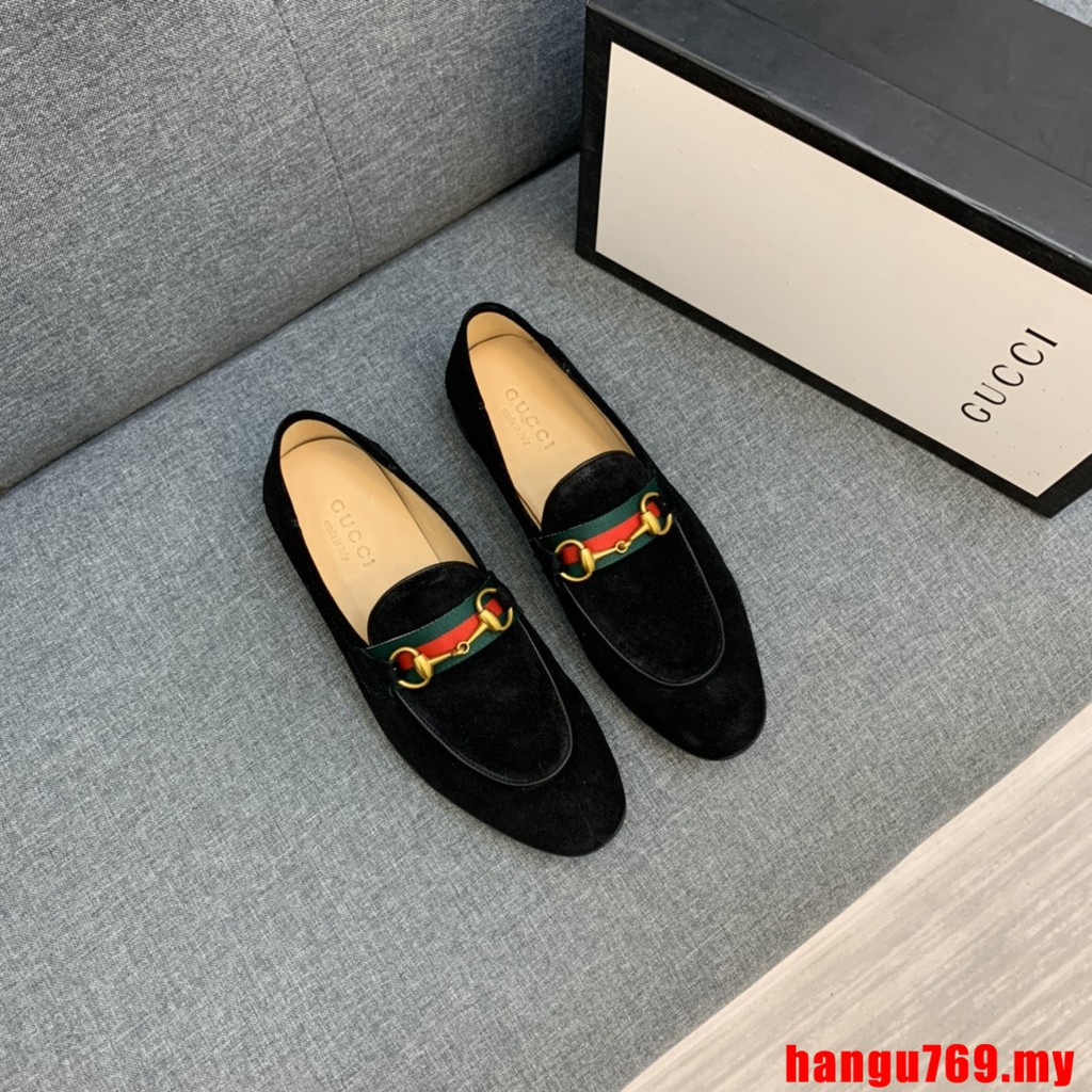 KASUT KULIT GUCCI ORIGINAL, Men's Fashion, Footwear, Casual shoes on  Carousell