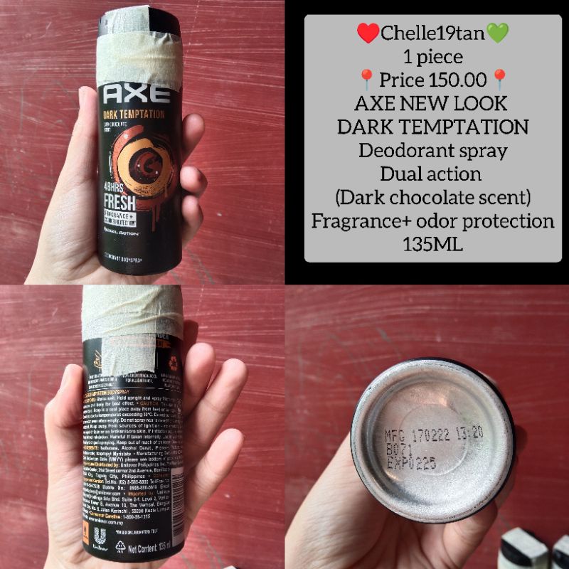 CHEL B1T1 AXE BODY SPRAY FOR MEN (2025 expiration) Shopee Philippines