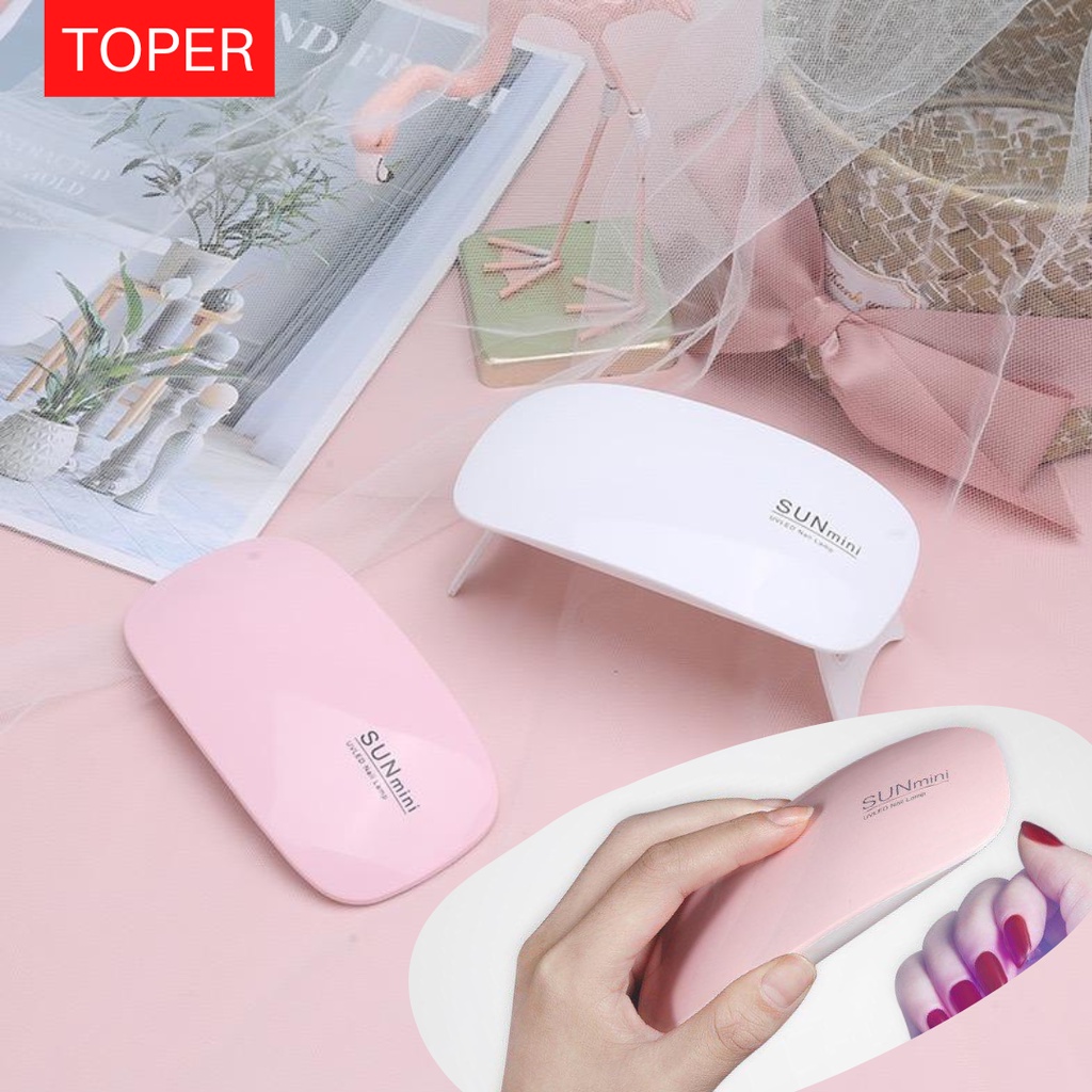 TOPER Sun Mini UV Led Nail Lamp Travel Friendly Aesthetic Nail Lamp ...