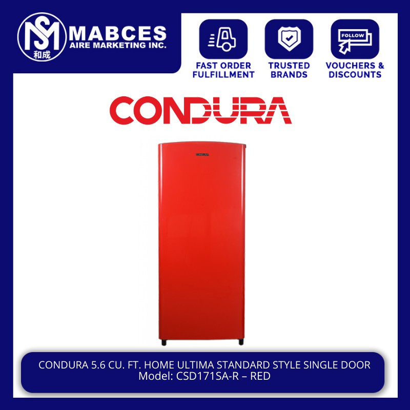 Condura red deals refrigerator