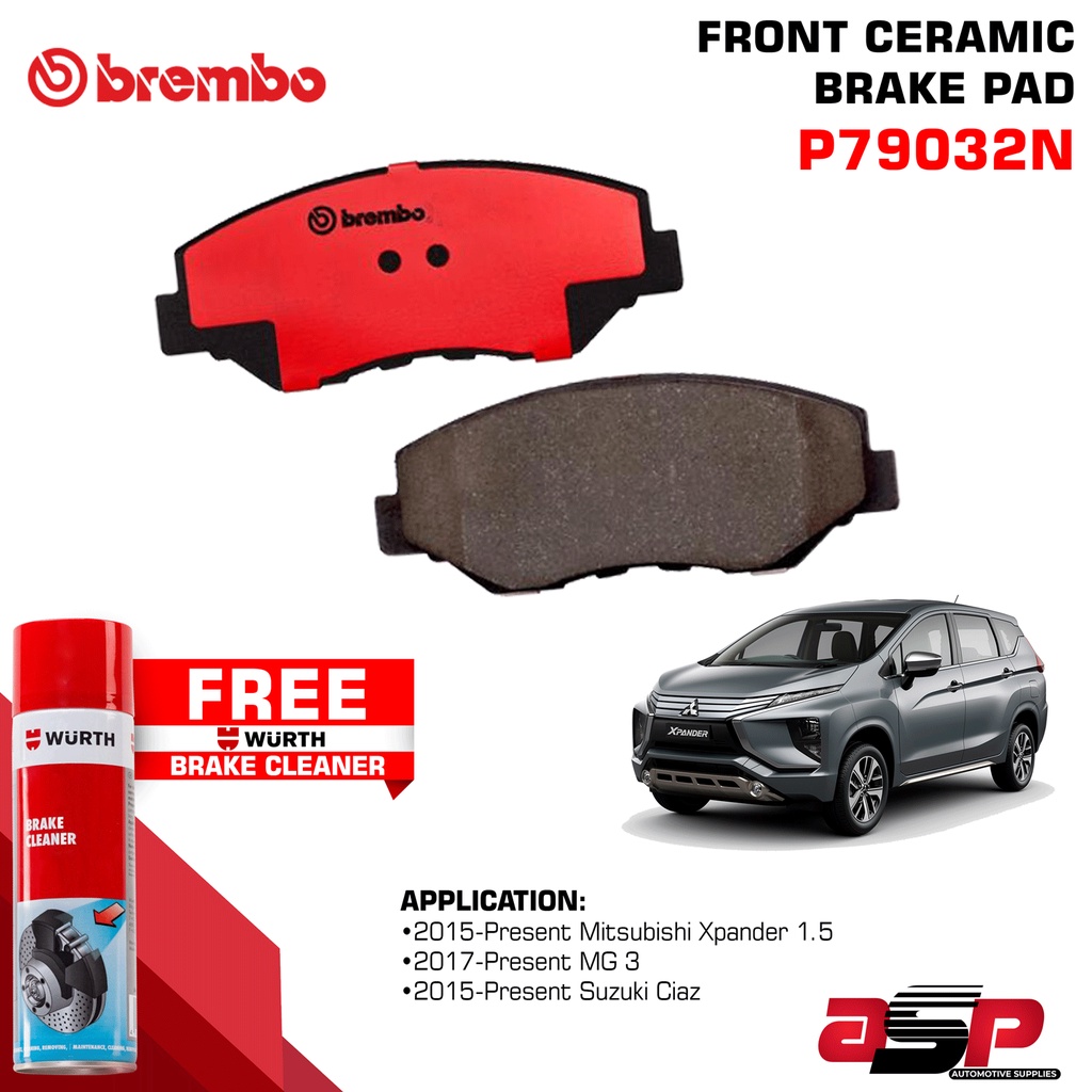 Front Brake Pads for 2015 Present Mitsubishi Xpander Brembo Ceramic